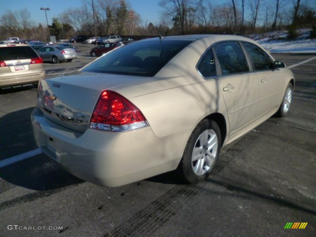 2011 Impala LS - Gold Mist Metallic / Ebony photo #6