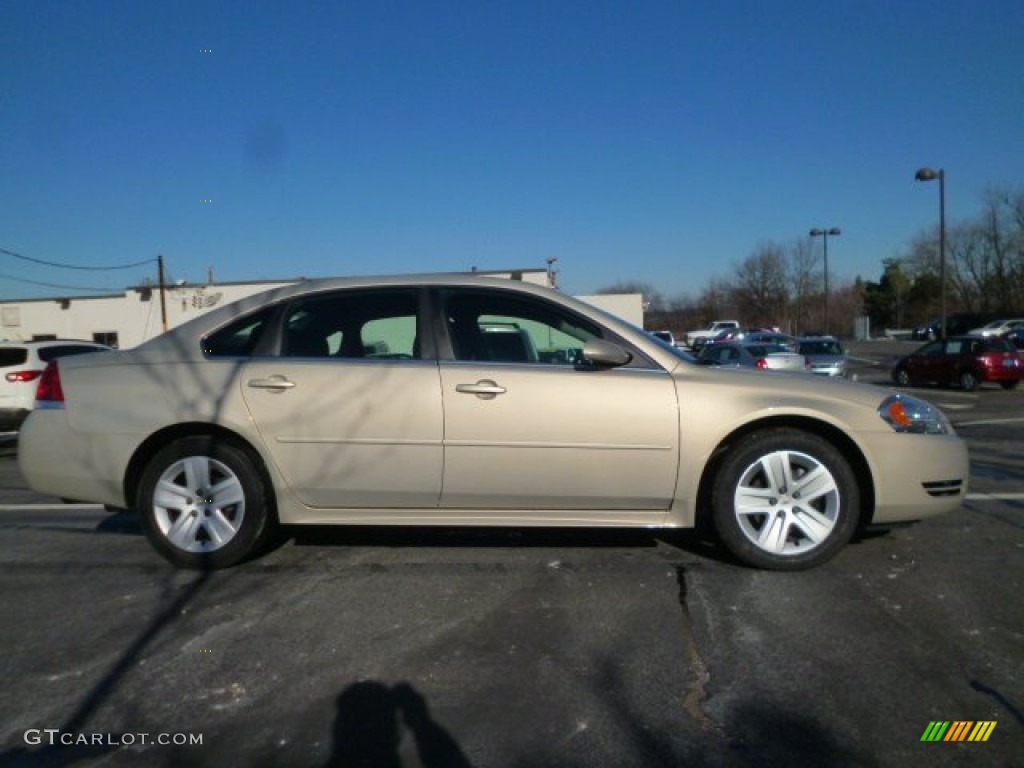 2011 Impala LS - Gold Mist Metallic / Ebony photo #7