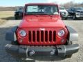2014 Flame Red Jeep Wrangler Unlimited Sport 4x4  photo #9