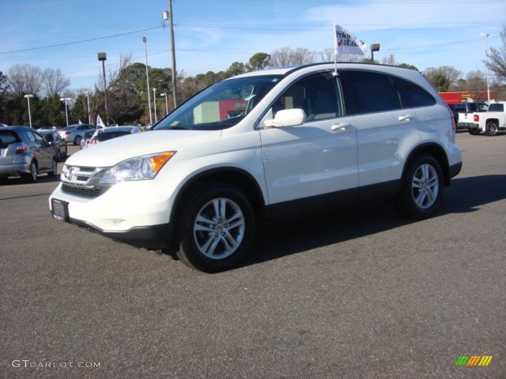2011 CR-V EX-L 4WD - Taffeta White / Gray photo #2