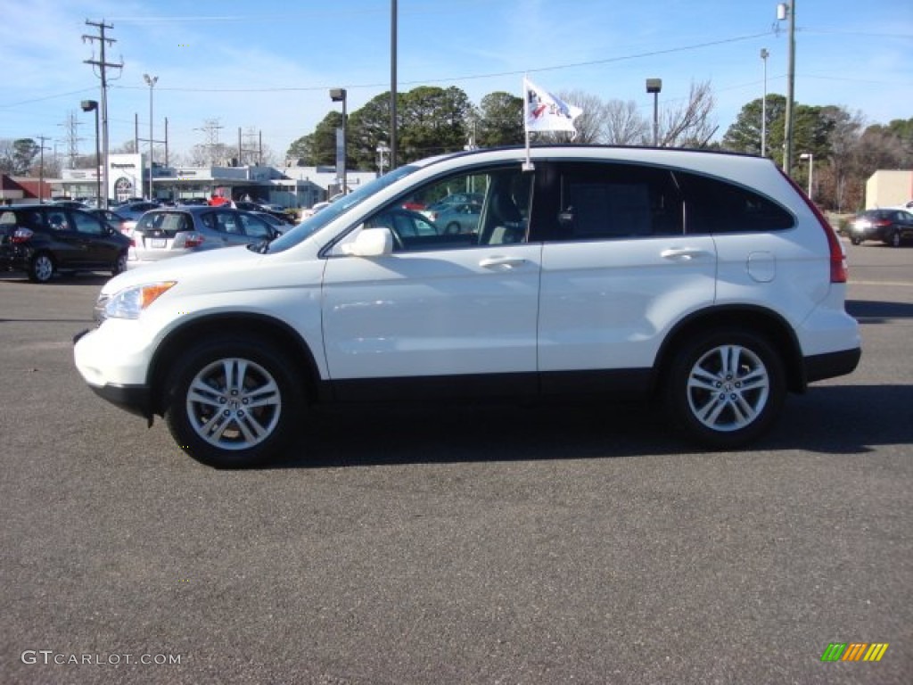 2011 CR-V EX-L 4WD - Taffeta White / Gray photo #3
