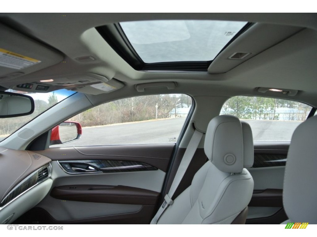 2013 ATS 2.5L Luxury - Crystal Red Tintcoat / Light Platinum/Brownstone Accents photo #10