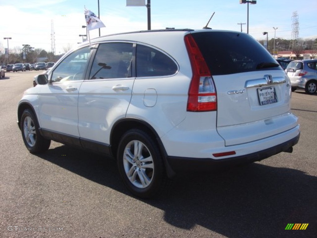 2011 CR-V EX-L 4WD - Taffeta White / Gray photo #5