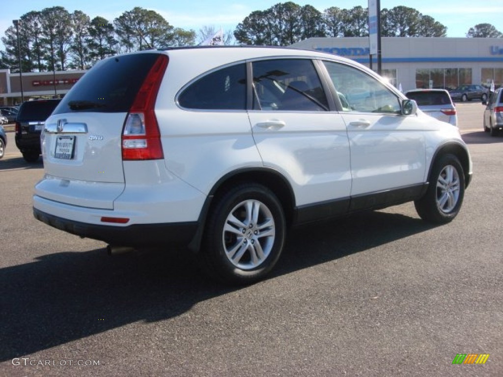 2011 CR-V EX-L 4WD - Taffeta White / Gray photo #6
