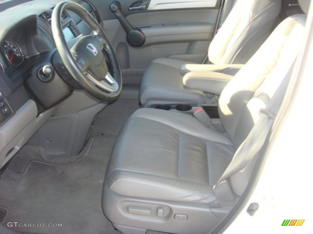 2011 CR-V EX-L 4WD - Taffeta White / Gray photo #11