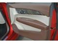 2013 Cadillac ATS Light Platinum/Brownstone Accents Interior Door Panel Photo