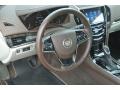 Light Platinum/Brownstone Accents 2013 Cadillac ATS 2.5L Luxury Dashboard