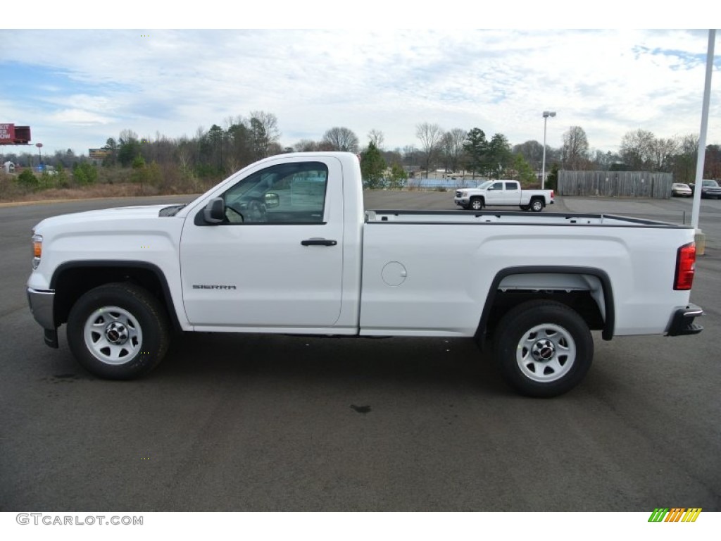 Summit White 2014 GMC Sierra 1500 Regular Cab Exterior Photo #89273534