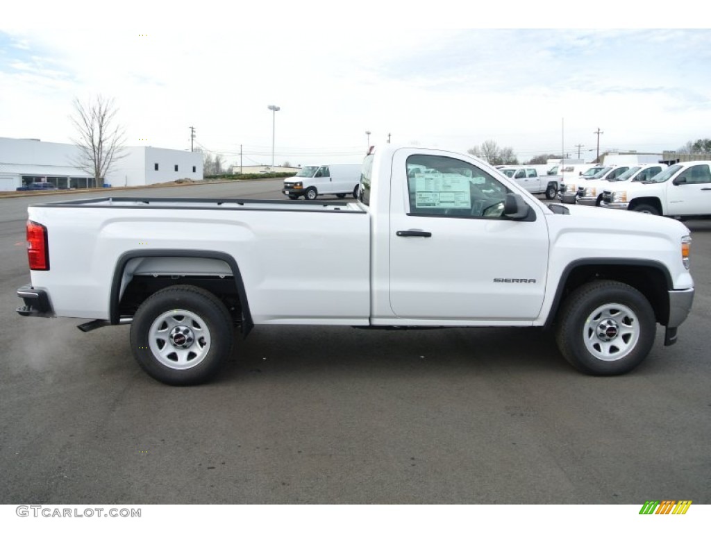 Summit White 2014 GMC Sierra 1500 Regular Cab Exterior Photo #89273600