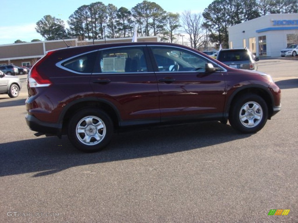2012 CR-V LX - Basque Red Pearl II / Gray photo #7