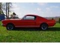 Poppy Red 1965 Ford Mustang Fastback