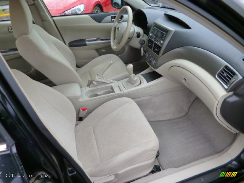 Ivory Interior 2008 Subaru Impreza 2.5i Sedan Photo #89275134