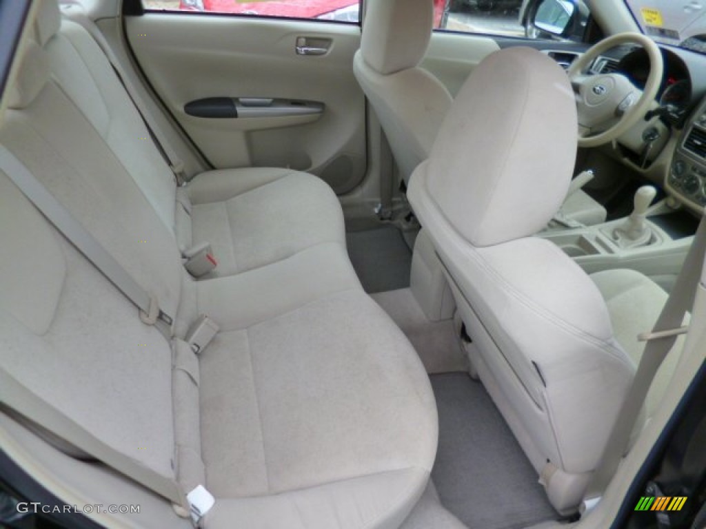 2008 Subaru Impreza 2.5i Sedan Rear Seat Photo #89275158