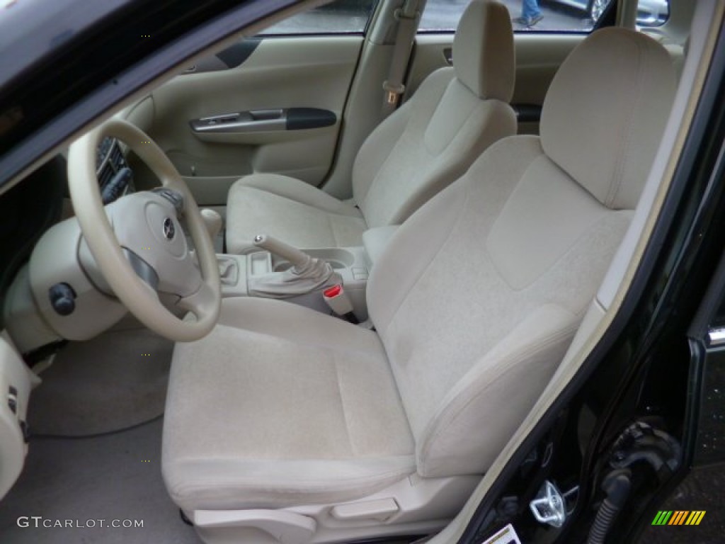 Ivory Interior 2008 Subaru Impreza 2.5i Sedan Photo #89275203