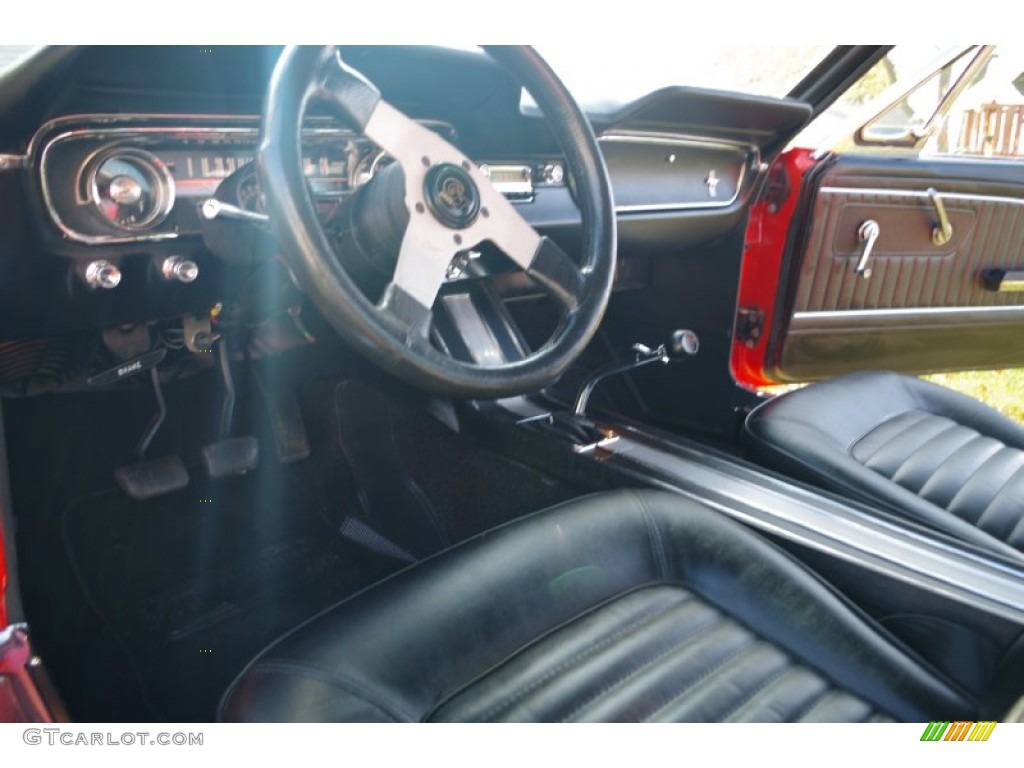 1965 Mustang Fastback - Poppy Red / Black photo #13