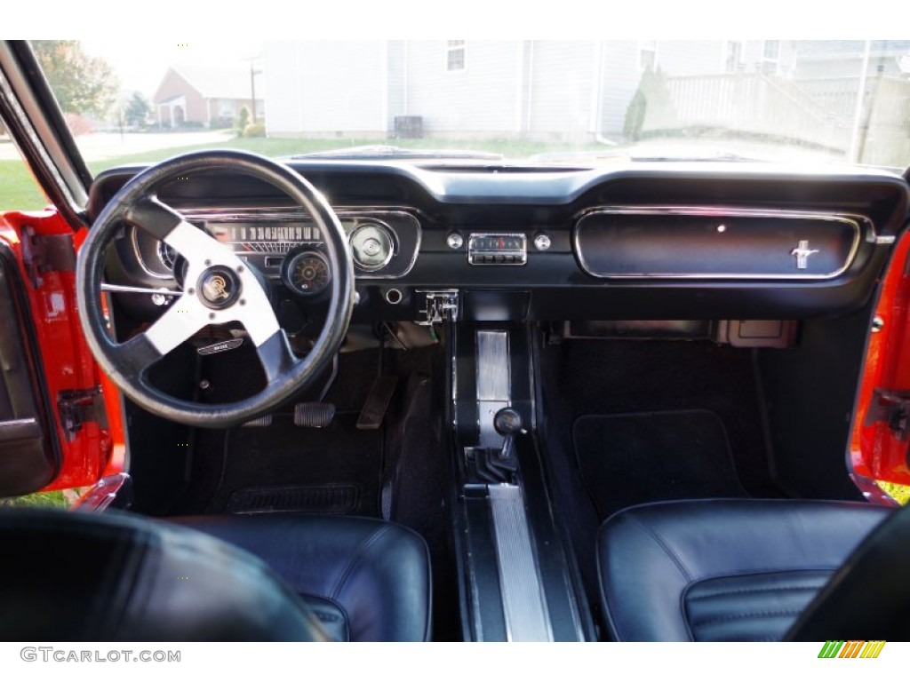 1965 Mustang Fastback - Poppy Red / Black photo #14