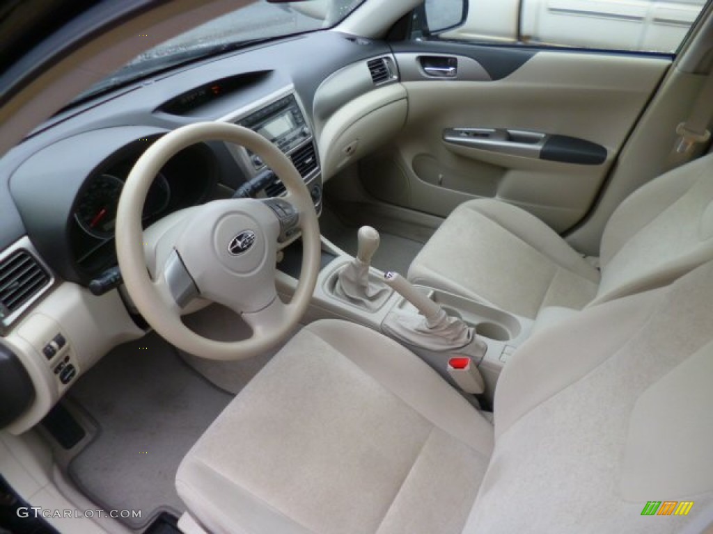 2008 Subaru Impreza 2.5i Sedan Interior Color Photos