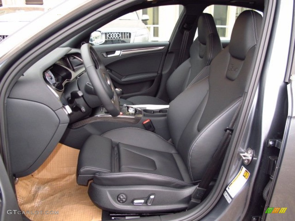 Black Interior 2014 Audi S4 Premium plus 3.0 TFSI quattro Photo #89275965