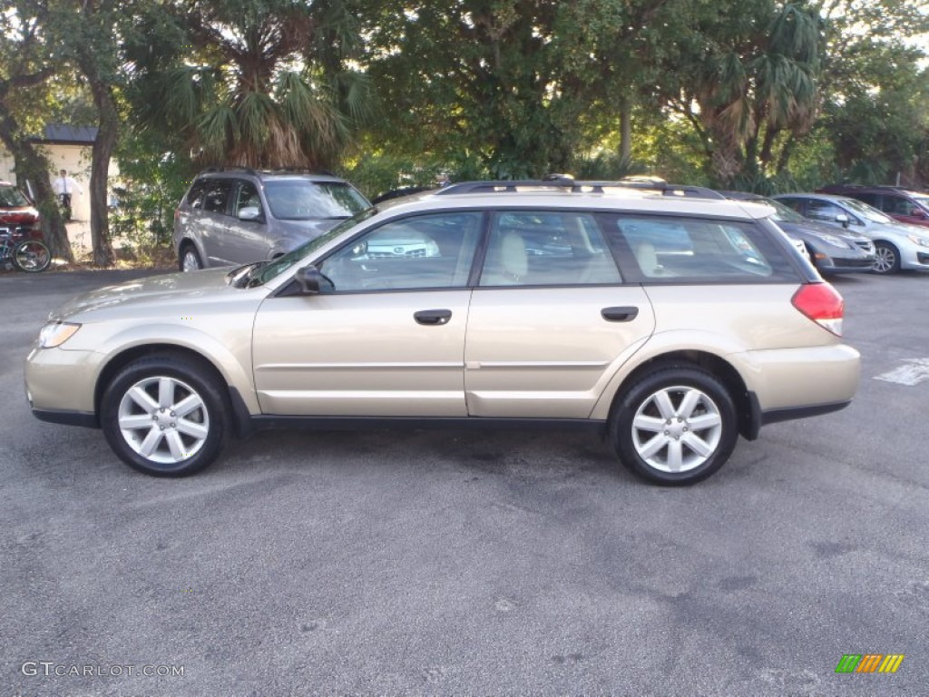 Harvest Gold Metallic 2008 Subaru Outback 2.5i Wagon Exterior Photo #89276691