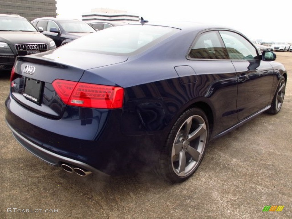 2014 S5 3.0T Premium Plus quattro Coupe - Estoril Blue Crystal / Black photo #2