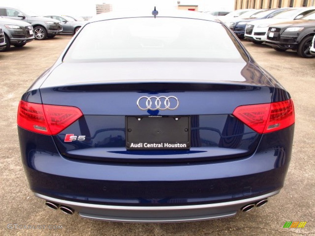 2014 S5 3.0T Premium Plus quattro Coupe - Estoril Blue Crystal / Black photo #3
