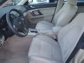 2008 Subaru Outback Warm Ivory Interior Front Seat Photo