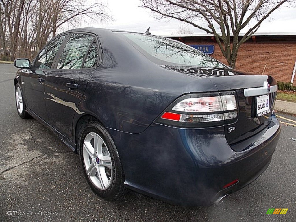 2011 9-3 2.0T Sport Sedan XWD - Nocturne Blue Metallic / Parchment photo #3