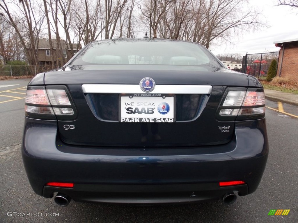 2011 9-3 2.0T Sport Sedan XWD - Nocturne Blue Metallic / Parchment photo #4