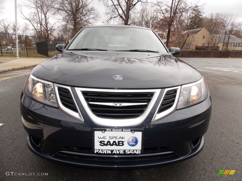 2011 9-3 2.0T Sport Sedan XWD - Nocturne Blue Metallic / Parchment photo #8