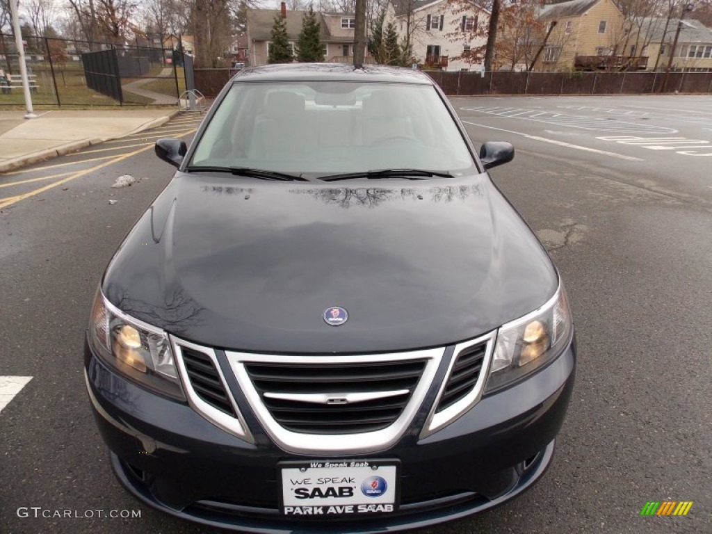2011 9-3 2.0T Sport Sedan XWD - Nocturne Blue Metallic / Parchment photo #9