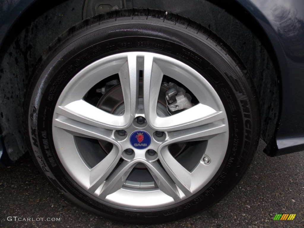 2011 9-3 2.0T Sport Sedan XWD - Nocturne Blue Metallic / Parchment photo #25