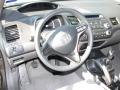 2007 Galaxy Gray Metallic Honda Civic LX Coupe  photo #13
