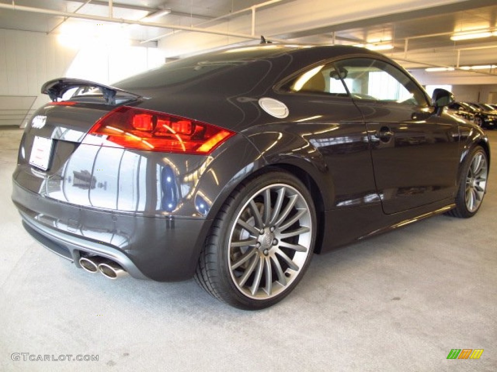 2014 TT S 2.0T quattro Coupe - Oolong Gray Metallic / S Madras Brown Baseball-optic Leather photo #2