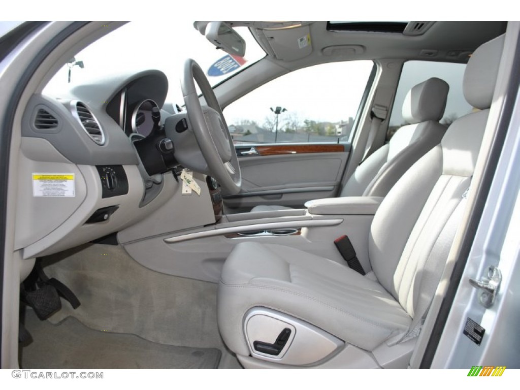 Ash Grey Interior 2008 Mercedes-Benz ML 350 4Matic Photo #89280600