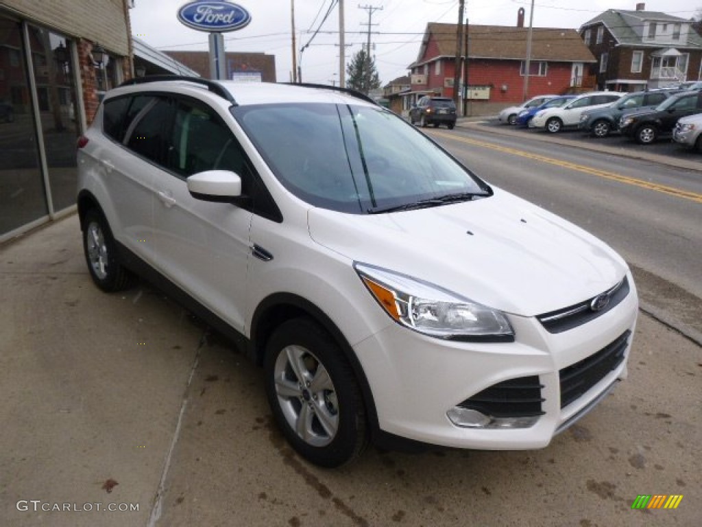 Oxford White 2014 Ford Escape SE 1.6L EcoBoost 4WD Exterior Photo #89280717