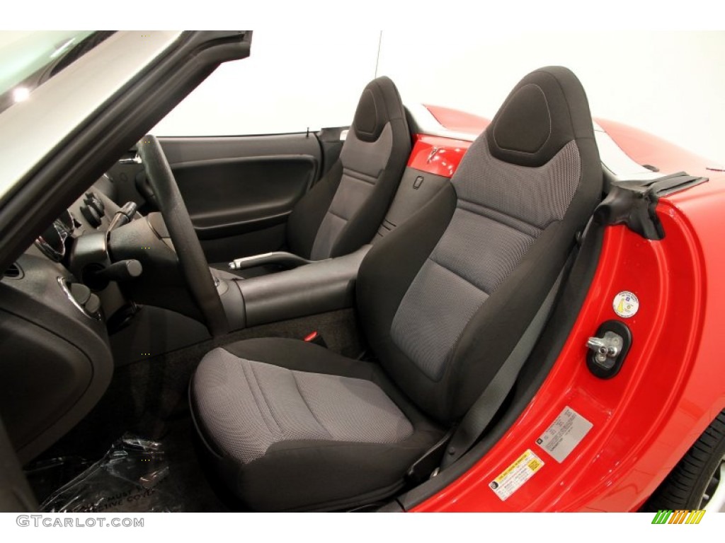 Ebony Interior 2008 Pontiac Solstice Roadster Photo #89280793