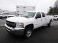 2014 Summit White Chevrolet Silverado 2500HD WT Crew Cab 4x4  photo #2