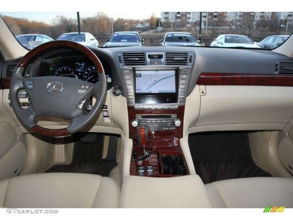 2010 Lexus LS 460 L AWD Cashmere Dashboard Photo #89280930