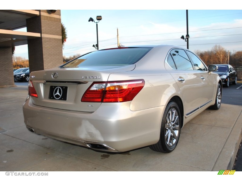 2010 LS 460 L AWD - Golden Almond Metallic / Cashmere photo #11