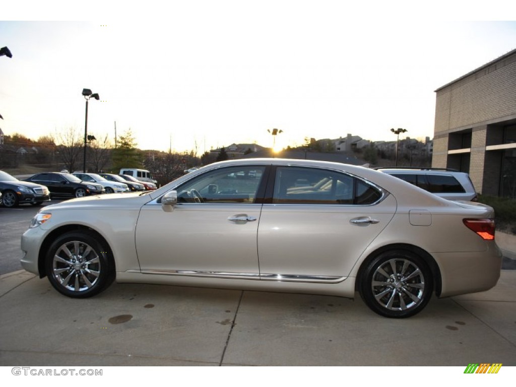2010 LS 460 L AWD - Golden Almond Metallic / Cashmere photo #15