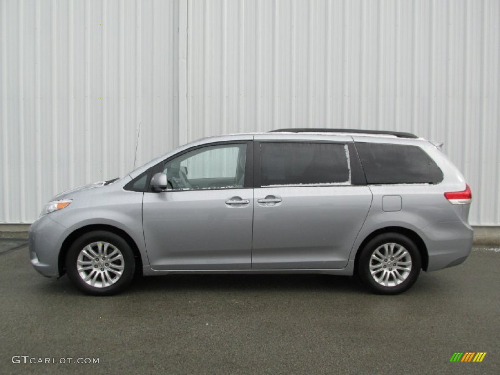 2011 Sienna XLE - Silver Sky Metallic / Light Gray photo #2
