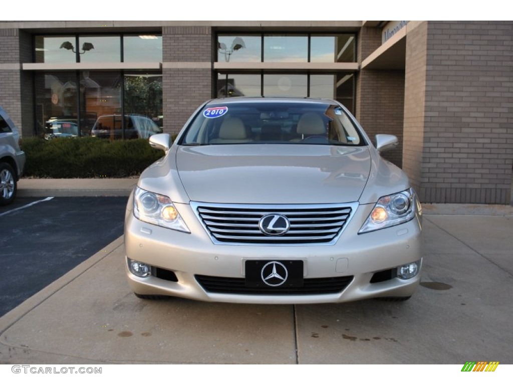 2010 LS 460 L AWD - Golden Almond Metallic / Cashmere photo #29