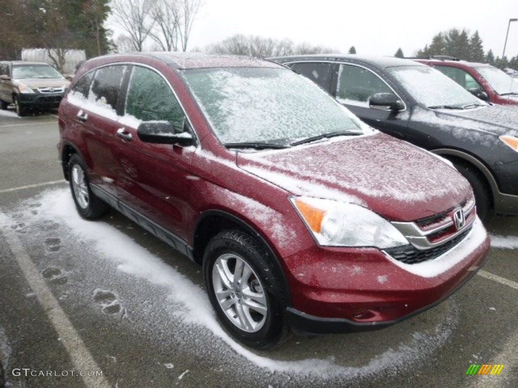 2011 CR-V EX 4WD - Tango Red Pearl / Ivory photo #1