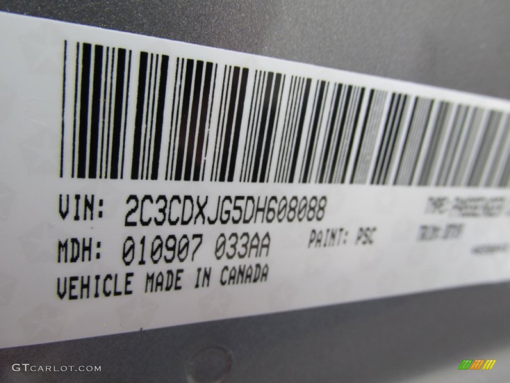 2013 Charger SXT AWD - Billet Silver / Black photo #19