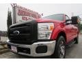 Vermillion Red 2011 Ford F250 Super Duty XLT SuperCab