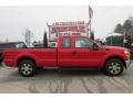 Vermillion Red - F250 Super Duty XLT SuperCab Photo No. 10
