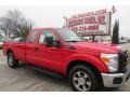 Vermillion Red - F250 Super Duty XLT SuperCab Photo No. 11