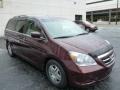 2007 Dark Cherry Pearl Honda Odyssey EX  photo #1