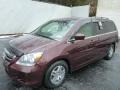 2007 Dark Cherry Pearl Honda Odyssey EX  photo #3