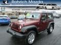 Red Rock Crystal Pearl 2010 Jeep Wrangler Sport 4x4